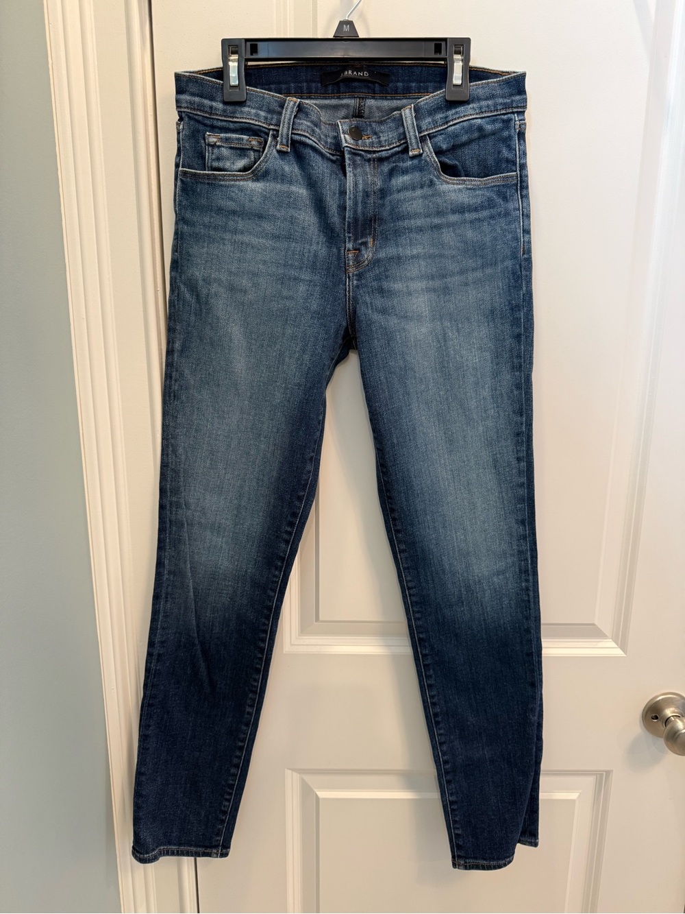 J Brand Slim Skinny Jeans in Medium Blue